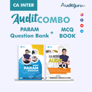 CA Inter Audit Param Question Bank + MCQ Book