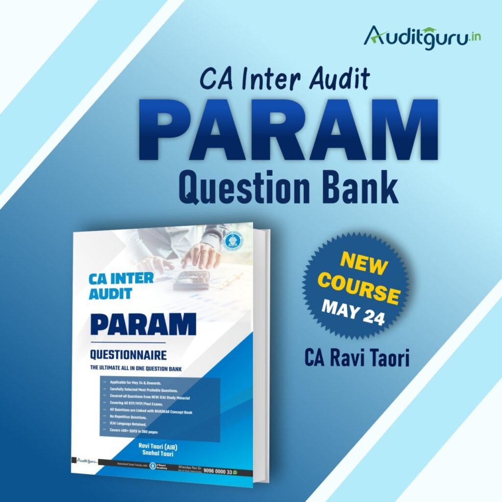 CA Inter Audit Param Question Bank