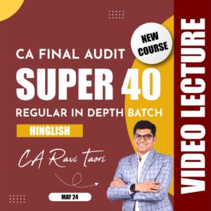 CA Final Audit Super 40 Hinglish