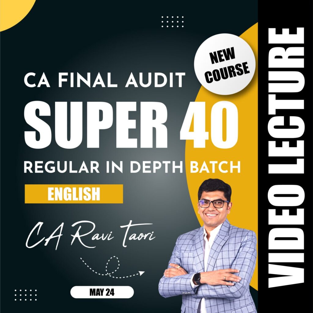 CA Final Audit Super 40 English