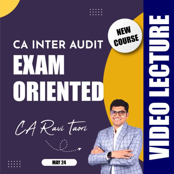 CA Inter Audit Exam Oriented Lectures