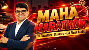 CA Final Audit Maha Marathon – 17 chapters in 8 hours, CA Ravi Taori