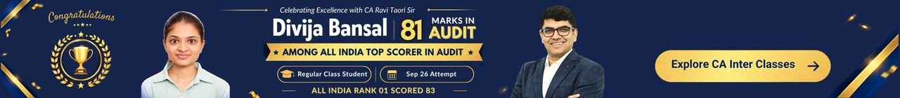 AuditGuru student achievement: Divija Bansal, regular class student, scored 81 marks in CA Inter Audit in the Sep 26 attempt, among all-India top scorers in Audit, with CA Ravi Taori
